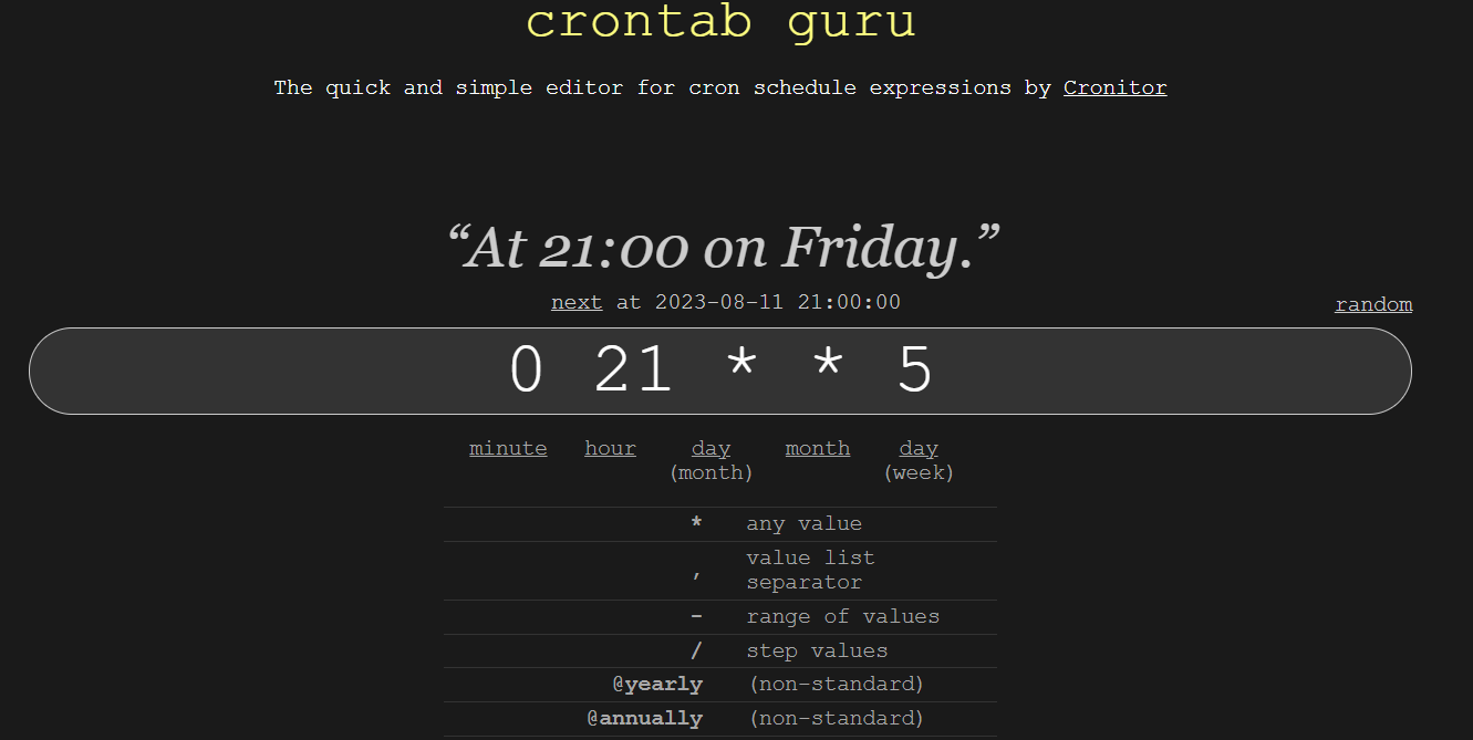 Crontab